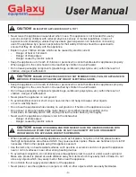 Preview for 3 page of Galaxy Equipment 177GICS18 User Manual