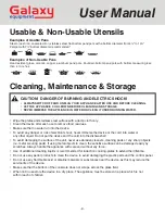 Preview for 9 page of Galaxy Equipment 177GICS18 User Manual