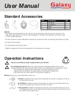 Preview for 4 page of Galaxy Equipment 177GMIX10 User Manual