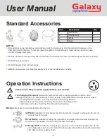 Preview for 4 page of Galaxy Equipment 177GMIX30 User Manual