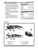 Preview for 4 page of Galeski Polifox 1300 Operating Instructions Manual