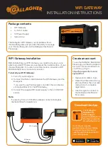 Gallagher WiFi GATEWAY Installation Instructions preview