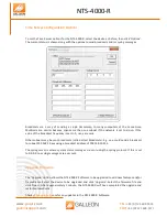 Preview for 24 page of Galleon NTS-4000-R Installation And Configuration Manual