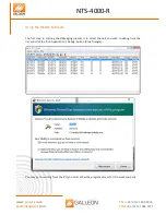 Preview for 31 page of Galleon NTS-4000-R Installation And Configuration Manual