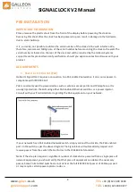 Preview for 4 page of Galleon SignalClock Series Installation And User Manual