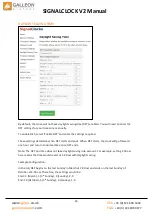 Preview for 13 page of Galleon SignalClock Series Installation And User Manual