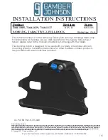 Gamber Johnson 7160-1005 Installation Instructions preview