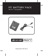 GAMERON FIT BATTERY PACK Manual preview