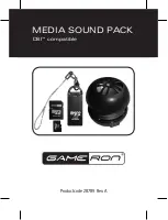 GAMERON Media Sound Pack Instruction Manual preview