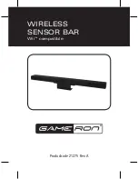 GAMERON Wireless Sensor Bar Manual preview