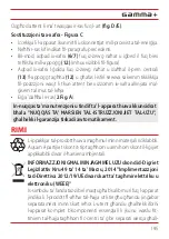 Preview for 195 page of Gamma Piu Gamma+ Uno User Manual And Warranty