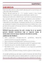 Preview for 281 page of Gamma Piu Gamma+ Uno User Manual And Warranty