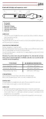 Preview for 9 page of Gammapiu I-Extra Nano Titanio LCD User Manual