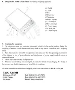 Preview for 7 page of G&G TJ Series Operating Instructions Manual