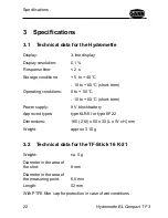 Preview for 22 page of GANN HYDROMETTE BL COMPACT TF 3 Operating	 Instruction