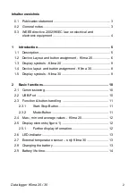 Preview for 2 page of GANN Klima 20 Operating Instructions Manual