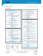 Preview for 2 page of Ganz ZN-NH11VPE Specifications