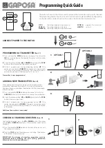 GAPOSA XQ5 Programming Quick Manual preview