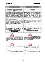 Preview for 18 page of Garbin TZ H20 Use & Maintenance Manual