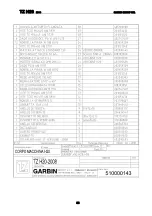 Preview for 35 page of Garbin TZ H20 Use & Maintenance Manual