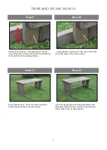 Preview for 4 page of Garden Furniture Direct Newland Picnic Bench Assembly Instructions Manual