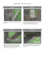 Preview for 5 page of Garden Furniture Direct Newland Picnic Bench Assembly Instructions Manual