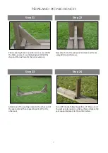 Preview for 7 page of Garden Furniture Direct Newland Picnic Bench Assembly Instructions Manual