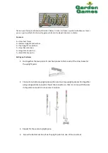 Preview for 1 page of Garden Games Limbo Quick Start Manual