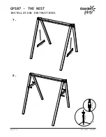 Preview for 8 page of Garden play GP107 The Nest Assembly Instructions Manual