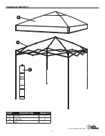 Preview for 2 page of Garden Treasures 159083 Manual