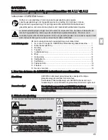 Preview for 45 page of Gardena 36 A Li Operating Instructions Manual