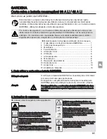 Preview for 85 page of Gardena 36 A Li Operating Instructions Manual