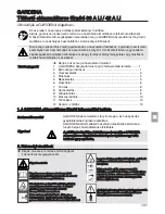 Preview for 101 page of Gardena 36 A Li Operating Instructions Manual