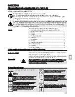 Preview for 109 page of Gardena 36 A Li Operating Instructions Manual