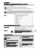 Preview for 117 page of Gardena 36 A Li Operating Instructions Manual