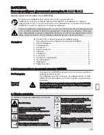 Preview for 125 page of Gardena 36 A Li Operating Instructions Manual