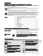 Preview for 149 page of Gardena 36 A Li Operating Instructions Manual