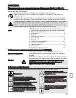 Preview for 165 page of Gardena 36 A Li Operating Instructions Manual