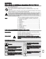 Preview for 221 page of Gardena 36 A Li Operating Instructions Manual