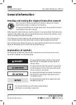 Preview for 2 page of Gardenline GLPC 41 General Information Manual