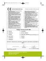 Preview for 23 page of Gardenline GLTH680 Power Manual