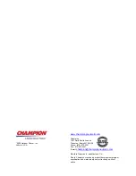 Preview for 54 page of Gardner Denver Champion ROTORCHAMP EFD99A Operating And Service Manual