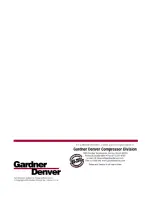 Preview for 39 page of Gardner Denver LEGEND GAF P Series Parts List Operating And Service Manual