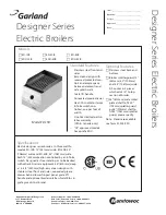 Garland ED-15B Information Sheet preview