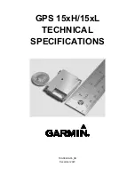 Garmin 15 H Series Technical Specifications preview