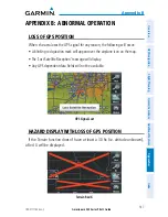 Preview for 163 page of Garmin aera 560 Pilot'S Manual