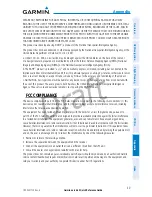 Preview for 17 page of Garmin AERA 660 Quick Reference Manual