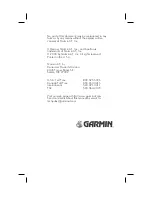 Preview for 2 page of Garmin APOLLO GX60 User Manual