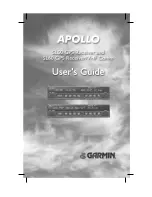 Garmin Apollo SL50 User Manual preview