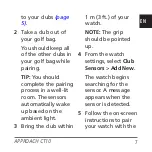 Preview for 9 page of Garmin APPROACH CT10 Quick Start Manual